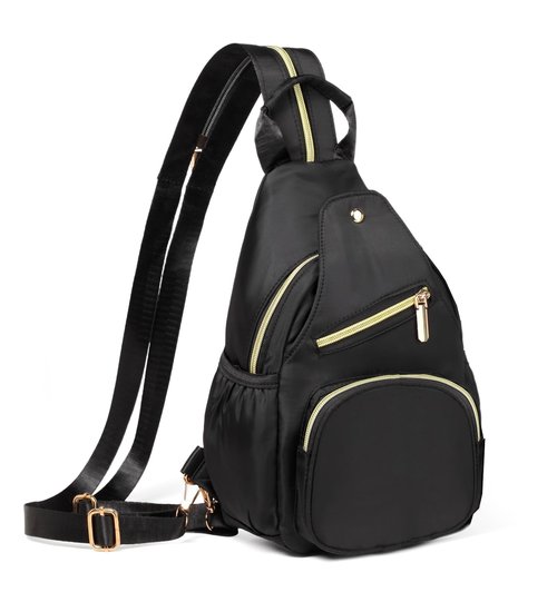 Xsecnua Small Crossbody Sling Bag for Women, Mini Backpack Sling Backpack Convertible Chest Bag for Travel Daypack