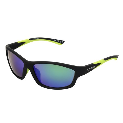 Body Glove Oceanic Wrap Sunglasses, Black, 62 Millimeters