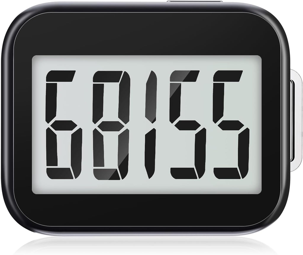 Skiennix Simple Step Counter - Removable Clip & Lanyard for Easy Carry | Lightweight & Portable