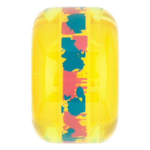 Ricta 54mm Clear Splatter Clouds Camo Yellow 78a Skateboard Wheels