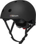 Nattork Kids Helmet - Protective Gear with Removable Liner for Skateboarding, Biking & Scootering | Ages 4-12