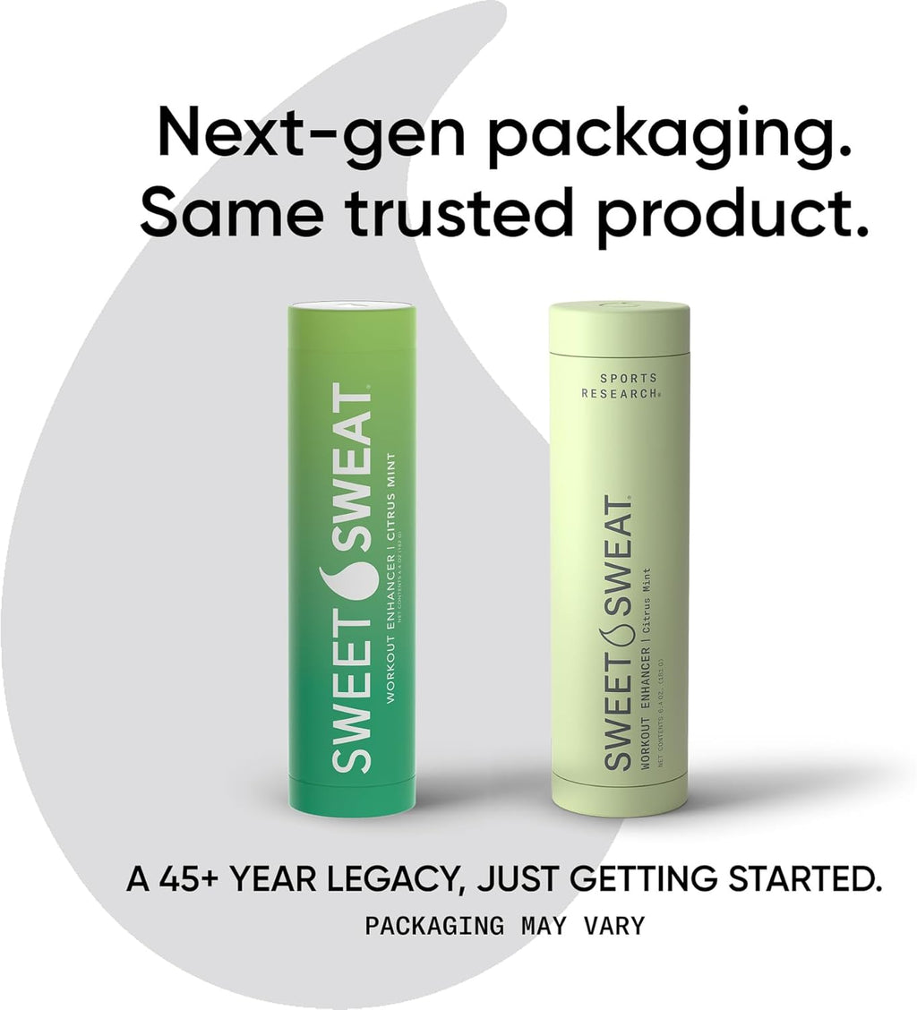Sports Research Sweet Sweat Workout Enhancer Gel - Maximize Exercise & Sweat Faster | 6.4oz Stick
