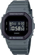 Casio DW5610UU-8 G-Shock Watch - Classic Urban Utility Design with Gray Resin Band