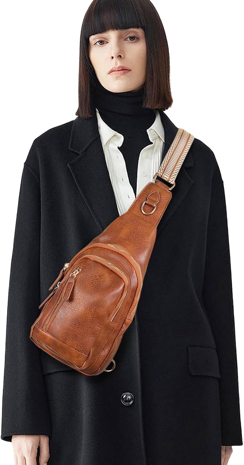 Relang Sling Bag - Trendy Leather Crossbody Fanny Pack for Women | Perfect for Travel & Daily Use