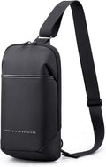 Kingsons Small Crossbody Bag - Waterproof Sling Bag with Anti-Theft Pocket | Casual Daypack for Travel & Hiking