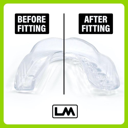Loudmouth Sport Slim-Fit Mouth Guard - Advanced Protection for All Contact Sports | Clear (2 Pack)