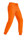 MAGNIVIT Track Pants Men Lightweight Running Sport Sweatpants Elastic Waist Mens Gym Joggers with Pockets Orange 40