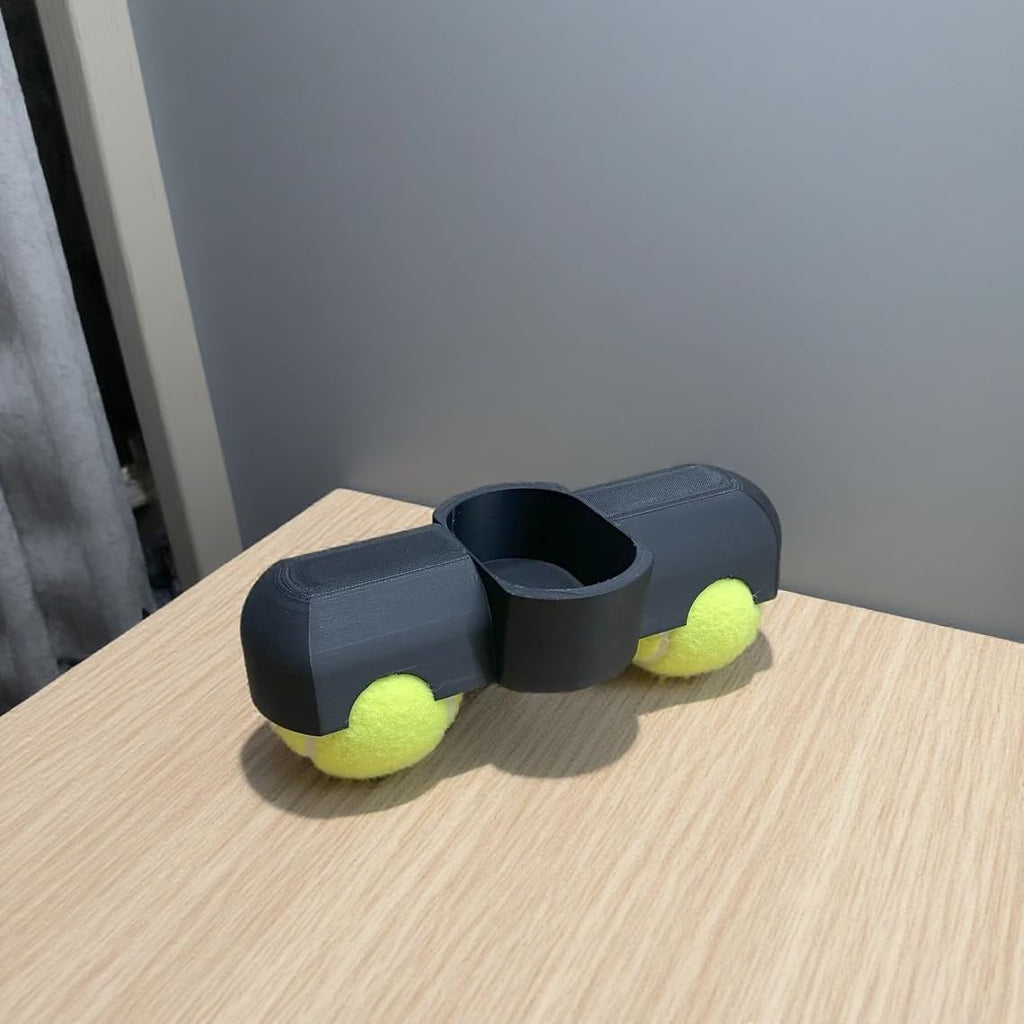 Venshy Indoor Cycling Snap Rocker Feet Adapters for Zwift Ride Front Leg with 2 Pack Tennis Balls, Indoor Trainer Workout Equipment Accessories (A)