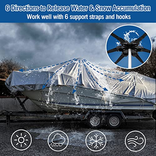 Affordura 2 Pack Extra Tall Boat Cover Support Poles 27-71in Tripod Base