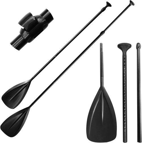 LBW Stand Up Paddle Board Paddle - Adjustable 3-Piece Aluminium Alloy Oars with Storage Bag | Lightweight & Durable