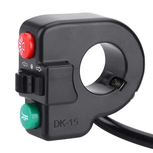 Handlebar Light Horn Turn Switch Button, 3-in-1 for Mountain Electric Scooter DK-15
