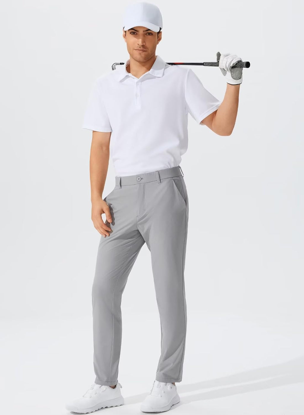QPNGRP Men's Golf Pants - Lightweight Stretch Fabric | Available in 30", 32", 34" Inseam