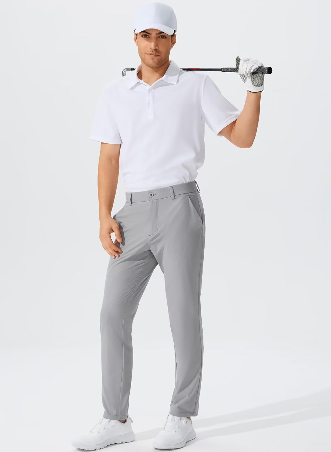 QPNGRP Men's Golf Pants - Lightweight Stretch Fabric | Available in 30", 32", 34" Inseam