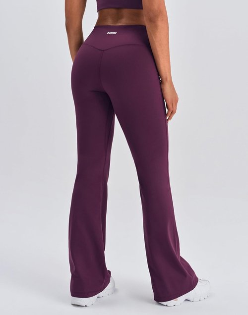 K-Swiss Flare Leggings for Women 32" - High Waist Wide Leg Bell Bottom Bootcut Yoga Pants for Casual Lounge