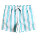 maamgic Boys Swim Trunks Toddler Swim Shorts Little Boys Bathing Suit Swimsuit Toddler Boy Swimwear,Stripe Greenwhite,2 T