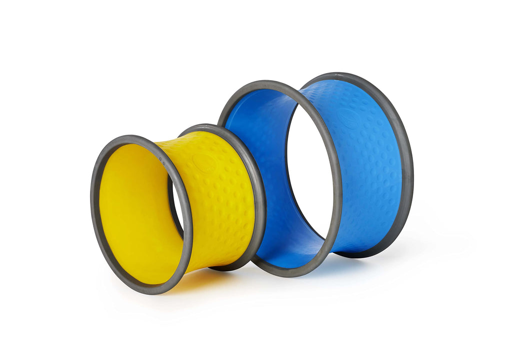 GONGE Body Wheel Set - Balance and Coordination Equipment for Active Play - Large and Small Wheels for All Ages - Safe and Engaging Design