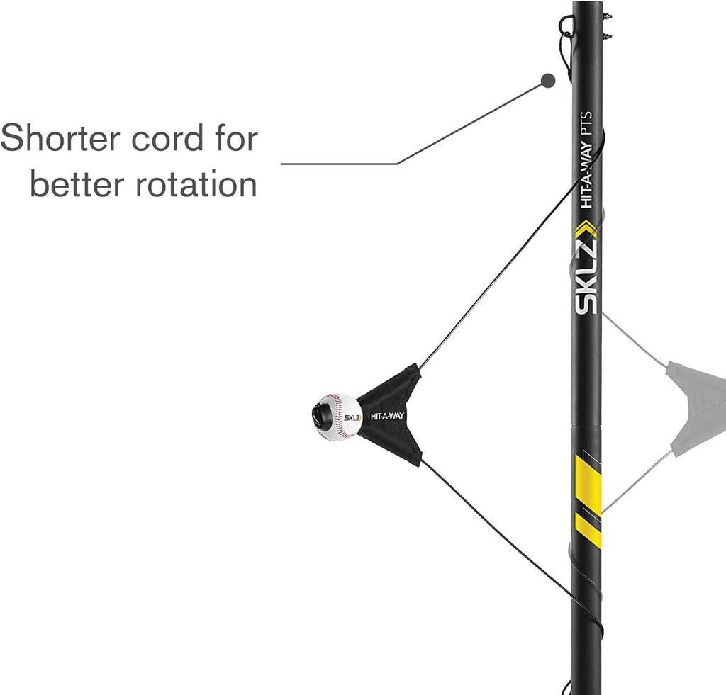SKLZ Hit-A-Way Baseball Swing Trainer - Portable Training Station with Adjustable Stand