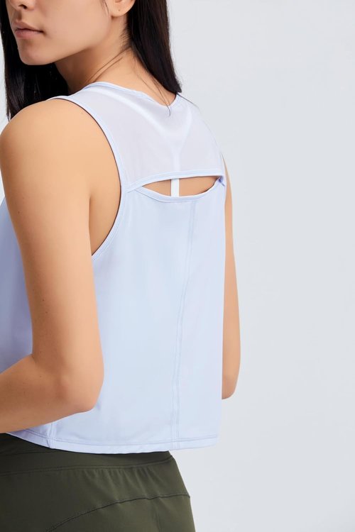 Altiland High Neck Workout Crop Tops - Open Back Athletic Gym Shirts for Women | Perfect for Running