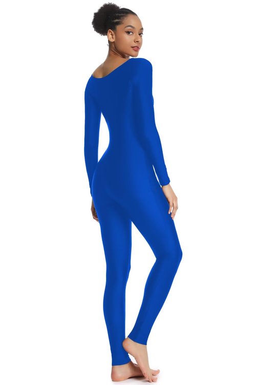 OVIGILY Women's Long Sleeve Unitard Dance Costume Spandex Full Body Suits One Piece Jumpsuits