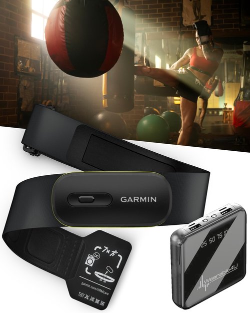 Garmin HRM 600 Premium Heart Rate Monitor - Running Dynamics & M–XL Strap (28"-42") | Compatible with Smartwatches & Cycling Computers