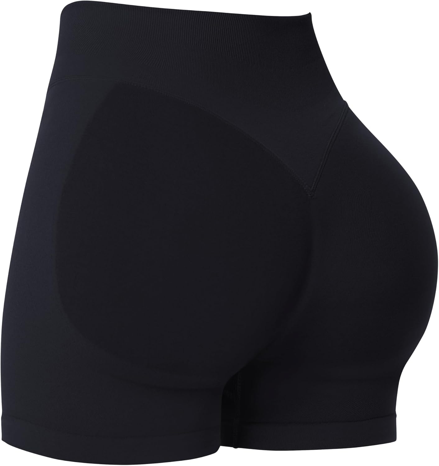 Sunzel Women's Seamless Scrunch Butt Biker Shorts - High Waisted Booty Lifting Yoga & Gym Shorts