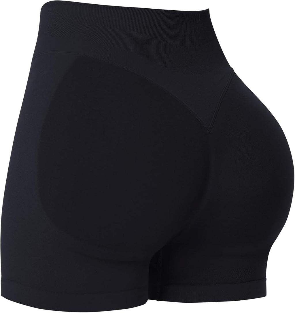 Sunzel Women's Biker Shorts | High Waisted Seamless Scrunch Butt Design for Tummy Control & Workout Comfort