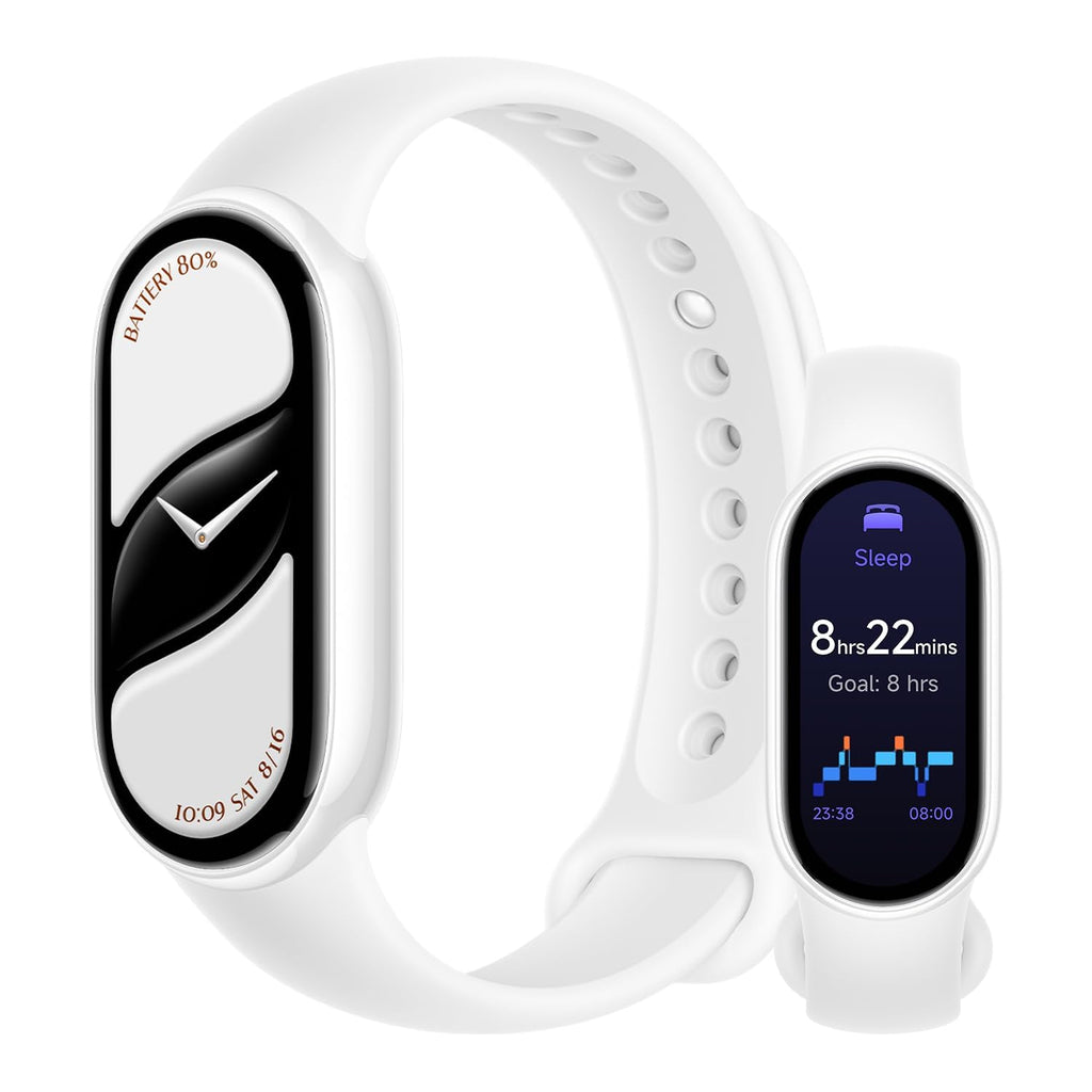 Xiaomi Mi Smart Band 10(2025) - Ceramic Edition - 1.72" AMOLED Display | 21 Days Battery Life | Touchscreen, Multi-Sport Tracker, Activity Tracker, Heart Rate Monitor | BT5.4 - Pearl White