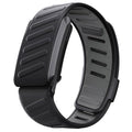 ANBEST Quick-Dry Silicone Sport Band for WHOOP 4.0 Band Strap For Men Women,Breathable Waterproof Sport Adjustable Replacement Wristbands Straps for Whoop 4.0 Bands 5.5"-8.27" (140mm-210mm) Black