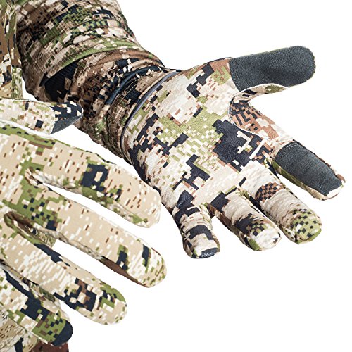 SITKA Ascent Concealment Hunting Gloves Open Country Medium - Conductive Touchscreen