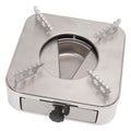 Alcohol Stove,Backpacking Stove,Portable Alcohol Stove Camping,Stainless Steel Silver One Piece Design Drawer Structure Spirit Burner For Home Outdoor Hiking