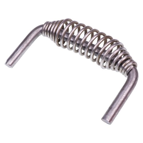 Chamixx 2X 5-3/8" Weld-On Stainless Spring Handles (6" Wide 3.5" Tall) with 1/2" Steel Rod Compatible with BBQ Pits Trailers Grills Wood Stoves Trailers Cabinets and Other Custom Metal Projects