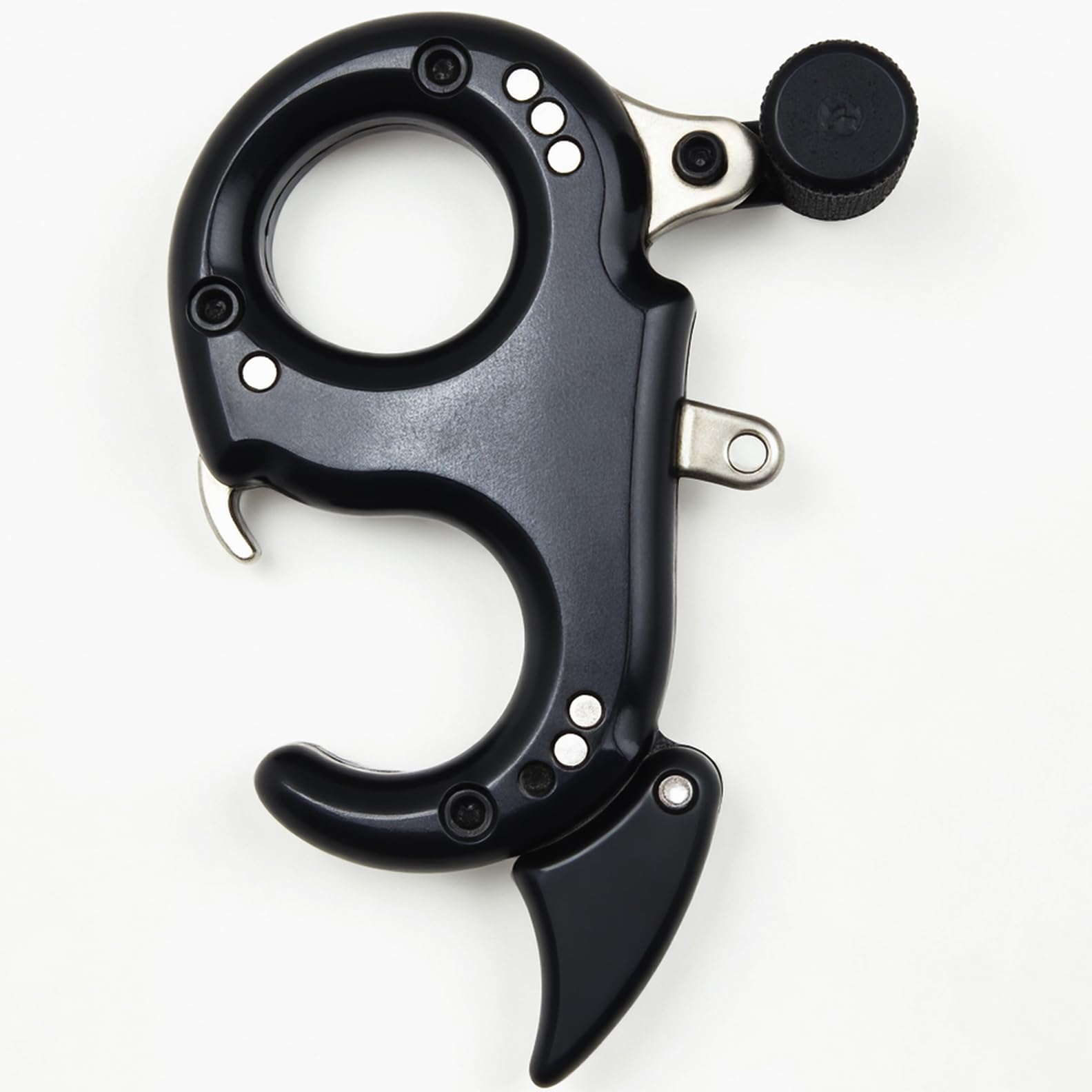 sntxmy Bow Release for Compound Bow, Archery Release Aids, Compound Bow Trigger Release, Button Thumb Release. (2 or 3 Finger Bow Release, Black)
