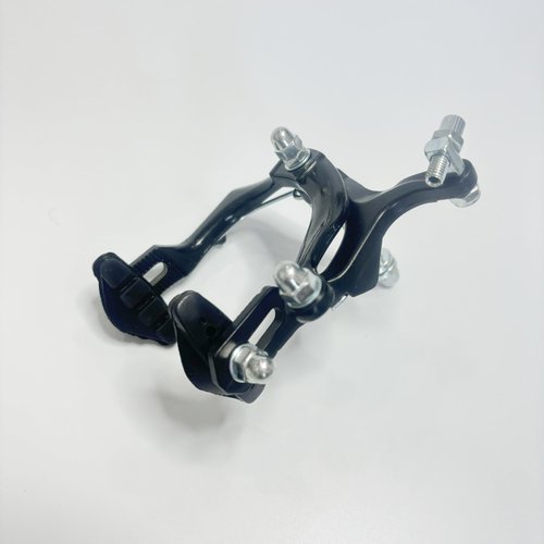 Bike Brake Calipers Set C Brake Caliper Rear & Front Brakes Kit Aluminum Alloy Side Pull Brake for MTB Mountain Bike, Road Bicycle (1 Pair) (Black)