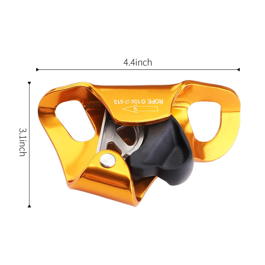 WILDKEN Rock Climbing Chest Ascender Climbing Mountaineering Tree Arborist Climbing Rappelling Equip for 10-13mm Rope