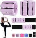Skiennix Wrist Ankle Weights - Adjustable 1lb to 2lb for Strength Training & Yoga | Unisex Design
