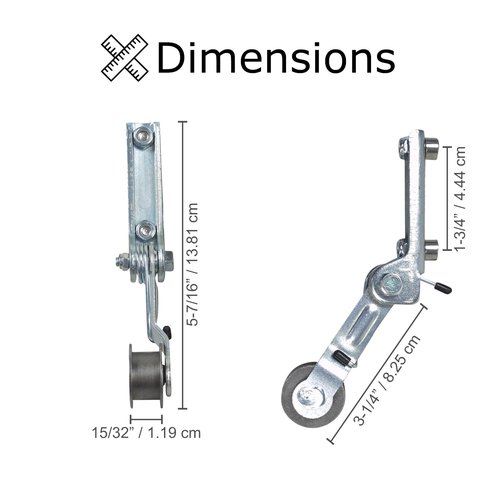AlveyTech Chain Tensioner for The Razor Pocket Mod and Sport Mod Scooter (All Versions) - Replacement Parts for Electric Scooters, Includes Roller and Spring to Adjust Rear Wheel for Tension on Chain