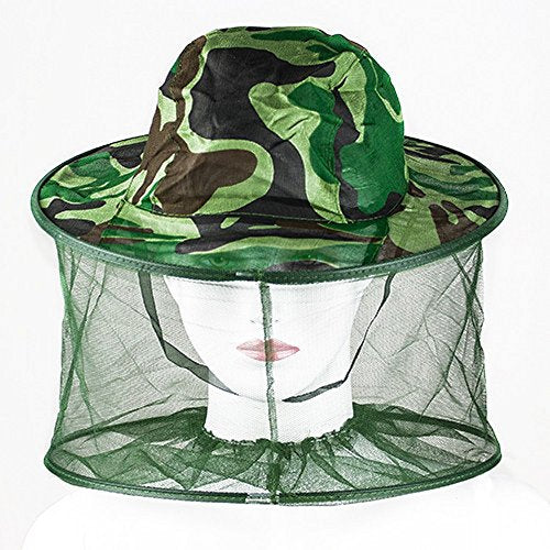 6 Pack Mosquito Head Net Bee Hat with Face Cover - Sun Protection for Outdoor Activities