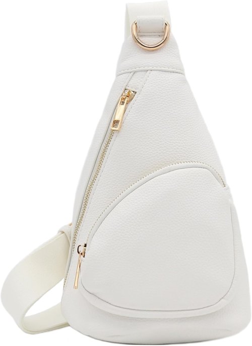 FashionPuzzle Compact Triangle Sling Bag - Stylish & Versatile Design for Everyday Use