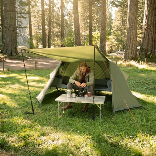 Night Cat 32'' Waterproof Off-Ground Tent Cot with Vestibule - Solo Camping
