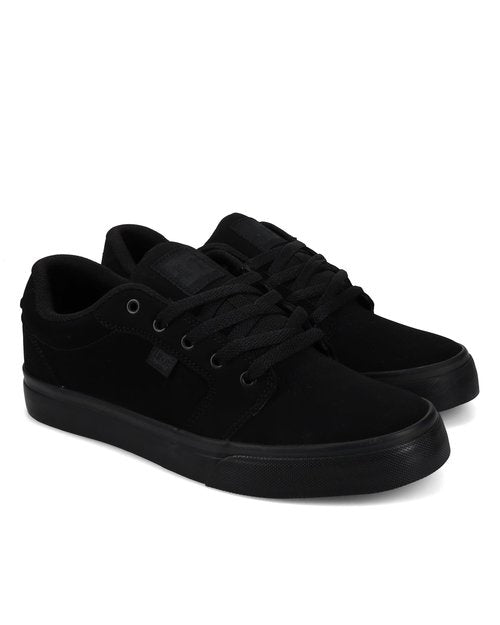 DC mens Anvil Casual Skate Shoe, Black/Black, 11 US
