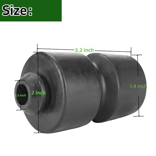 2PC Golf Cart Bumper Jounce Fits Club Car DS Gas&Electric (Years:1996-Up) Replace#1017235