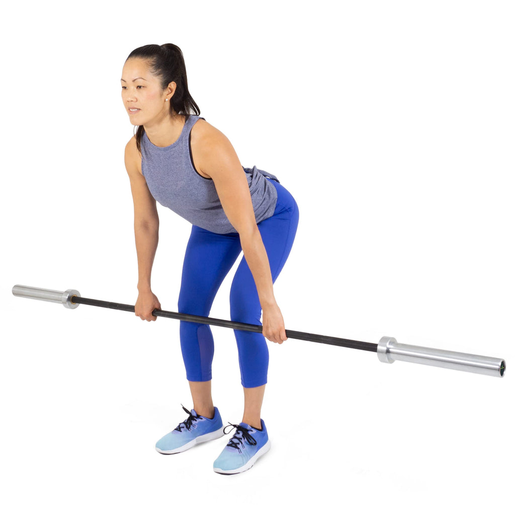 ProsourceFit Olympic Barbell Multipurpose Weight Lifting Bar, 160k PSI, Womens