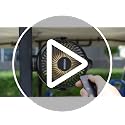 Rechargeable Golf Cart Fan with Digital Display & Magnetic Mount, 12000mAh Battery