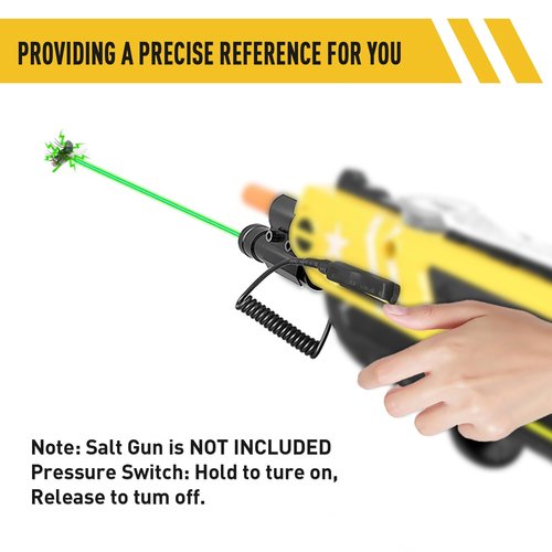 Laser Beam Sight for Bug Salt Gun 2.0, 3.0 and 4.0, Tyseam Adjustable Laser for Fly Gun Salt Shooter, Bug Salt Gun Accessories for Indoor and Outdoor Shooting (Only Laser Sight)