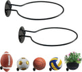 Wall Mount Ball Display Rack - Sports Ball Storage Holder for Basketball, Football & Soccer