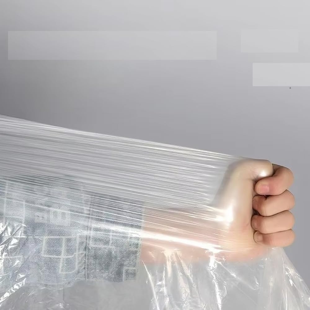 Skiennix Bike Covers - 2 Pack Disposable Clear PEVA Waterproof Outdoor Protection | Lightweight Dust Covers for All Bikes