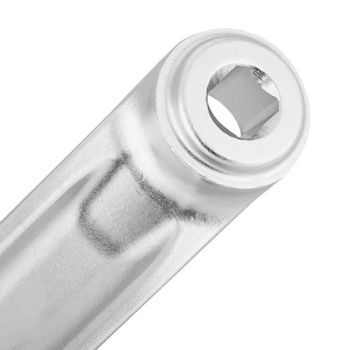 Bnineteenteam Bike Crank Arm,Aluminum Alloy Left Single Chain Crank Arm 170mm Left Crank Arm for Bike Replacement Accessory(Silver-)