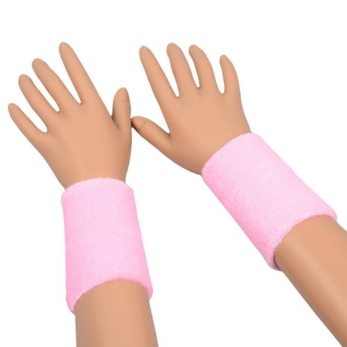 ColorYourLife 10 Pairs (20 Pieces) Colorful Sports Wristbands Wrist Sweatbands Wrist Sweat Bands