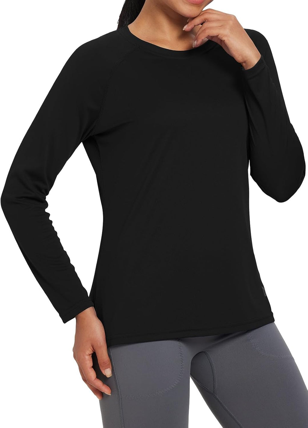 Baleaf Women's Long Sleeve UV Protection Sun Shirt - Lightweight Quick Dry SPF Hiking Top