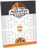 Big Dot of Happiness Basketball Bracket Sign - College Party Decorations | Sturdy Plastic, 10.5 x 13.75 Inches